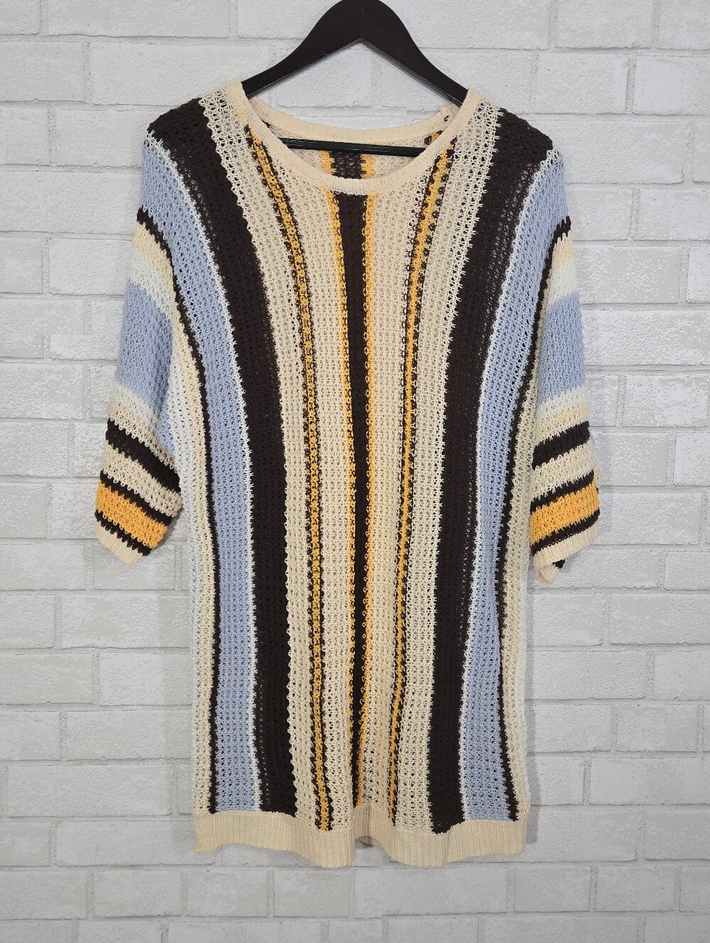 Short sleeve colorful sweater - Picture 5 of 11